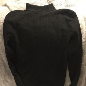 Black turtle neck